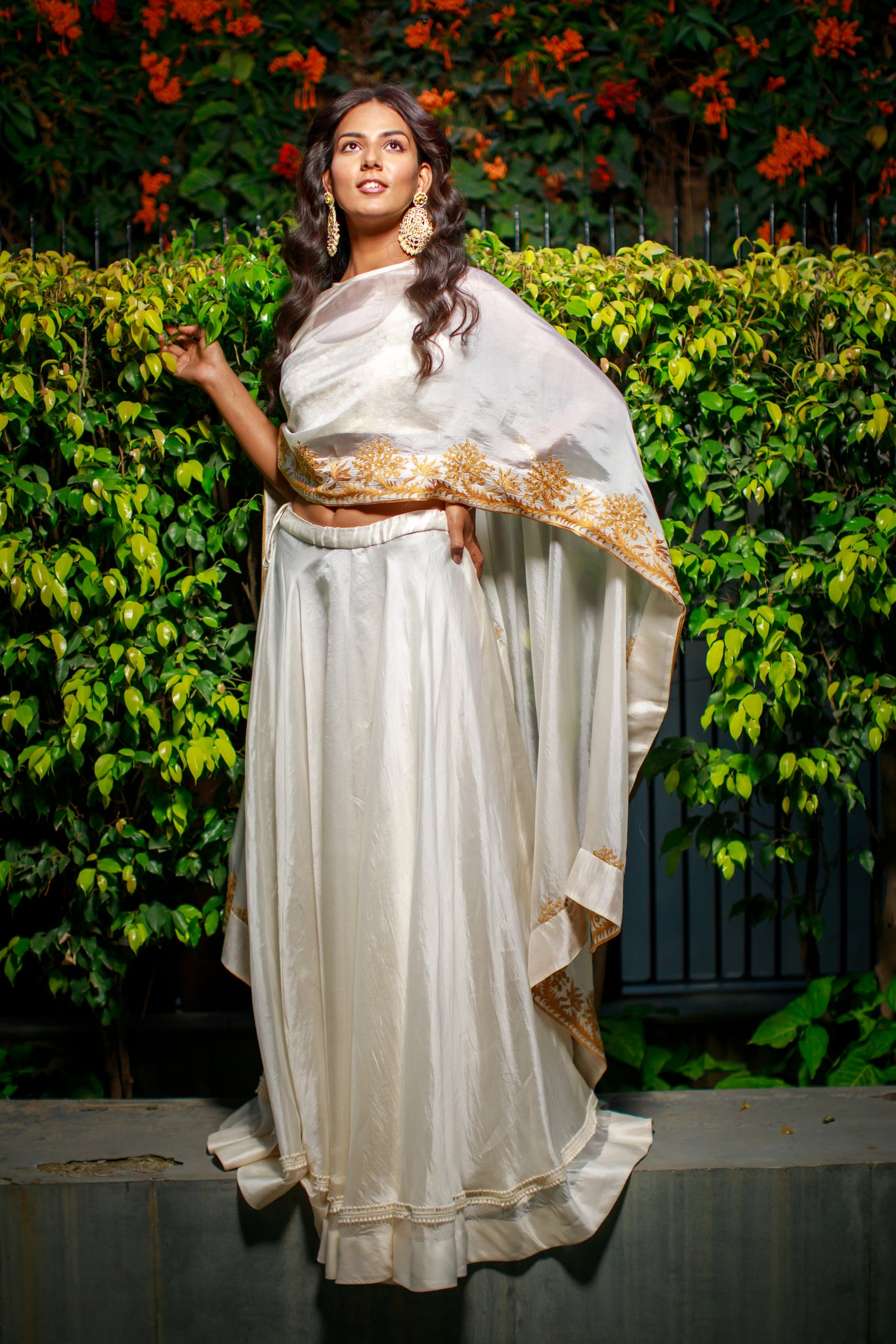 Moonlit Ivory Lehenga Set