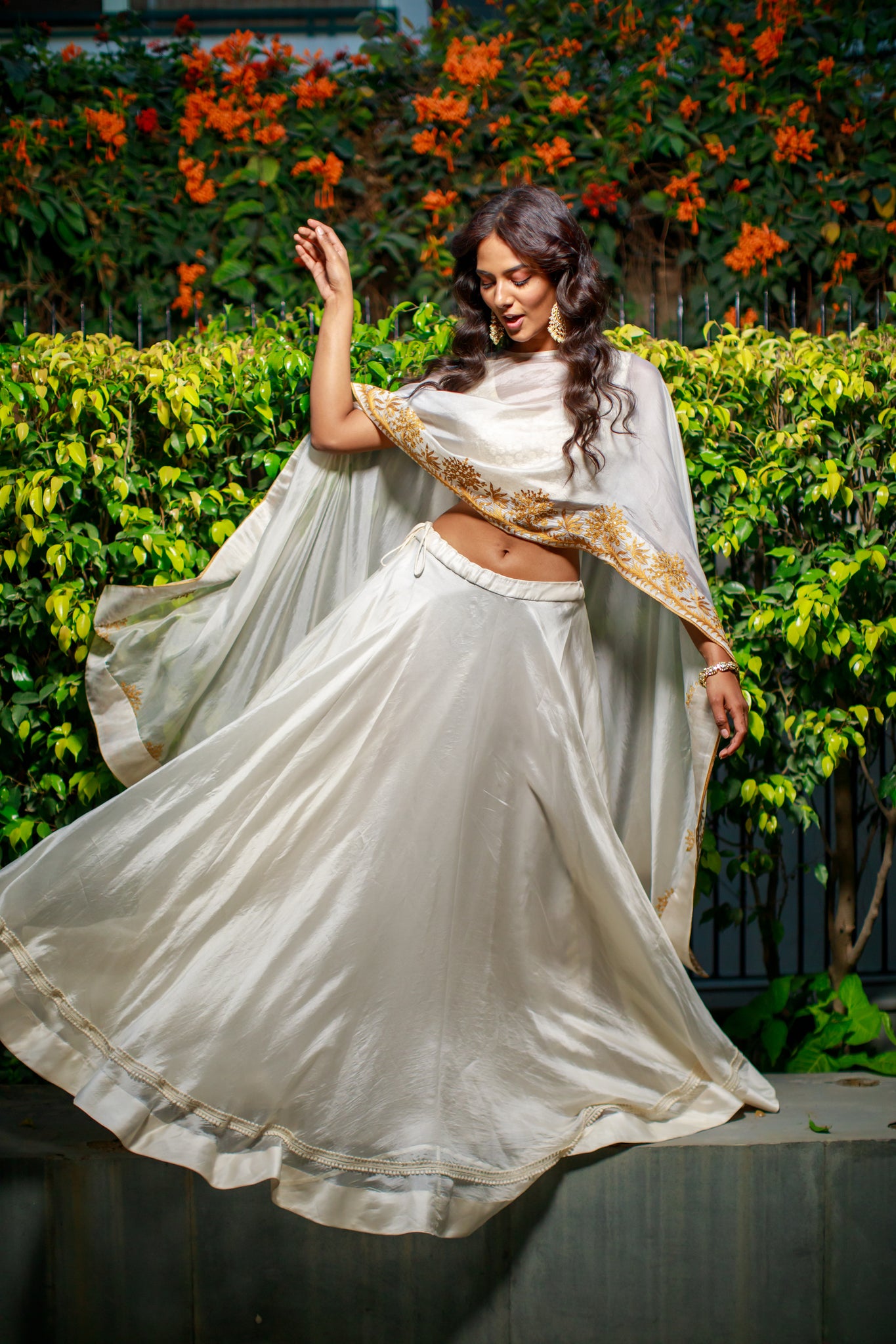 Moonlit Ivory Lehenga Set