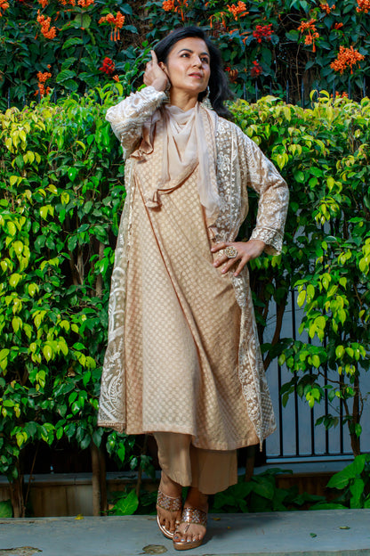 Heritage Beige Layered Suit