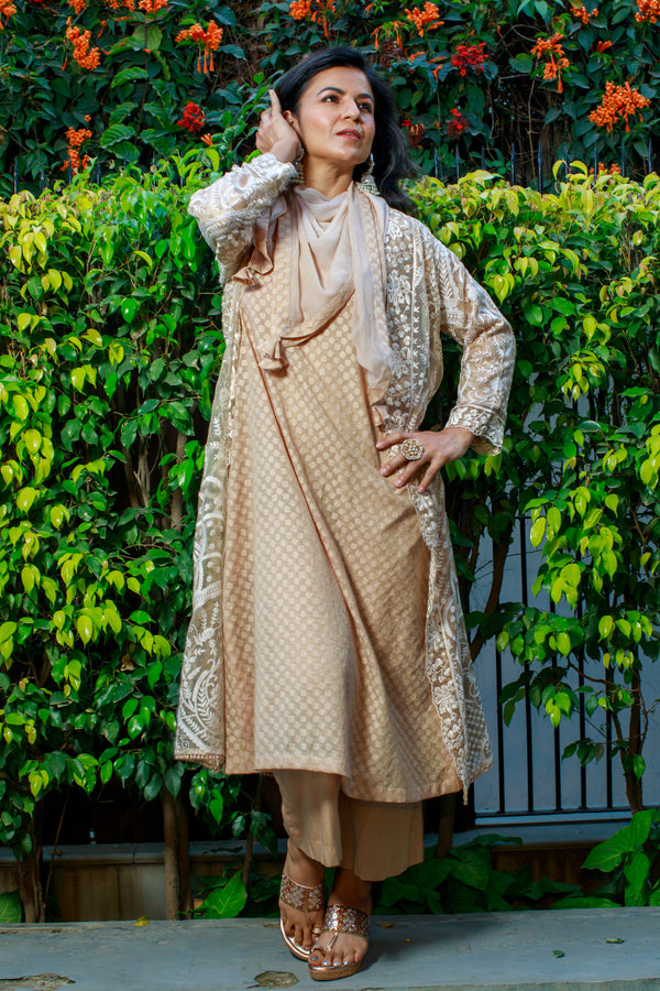 Heritage Beige Layered Suit