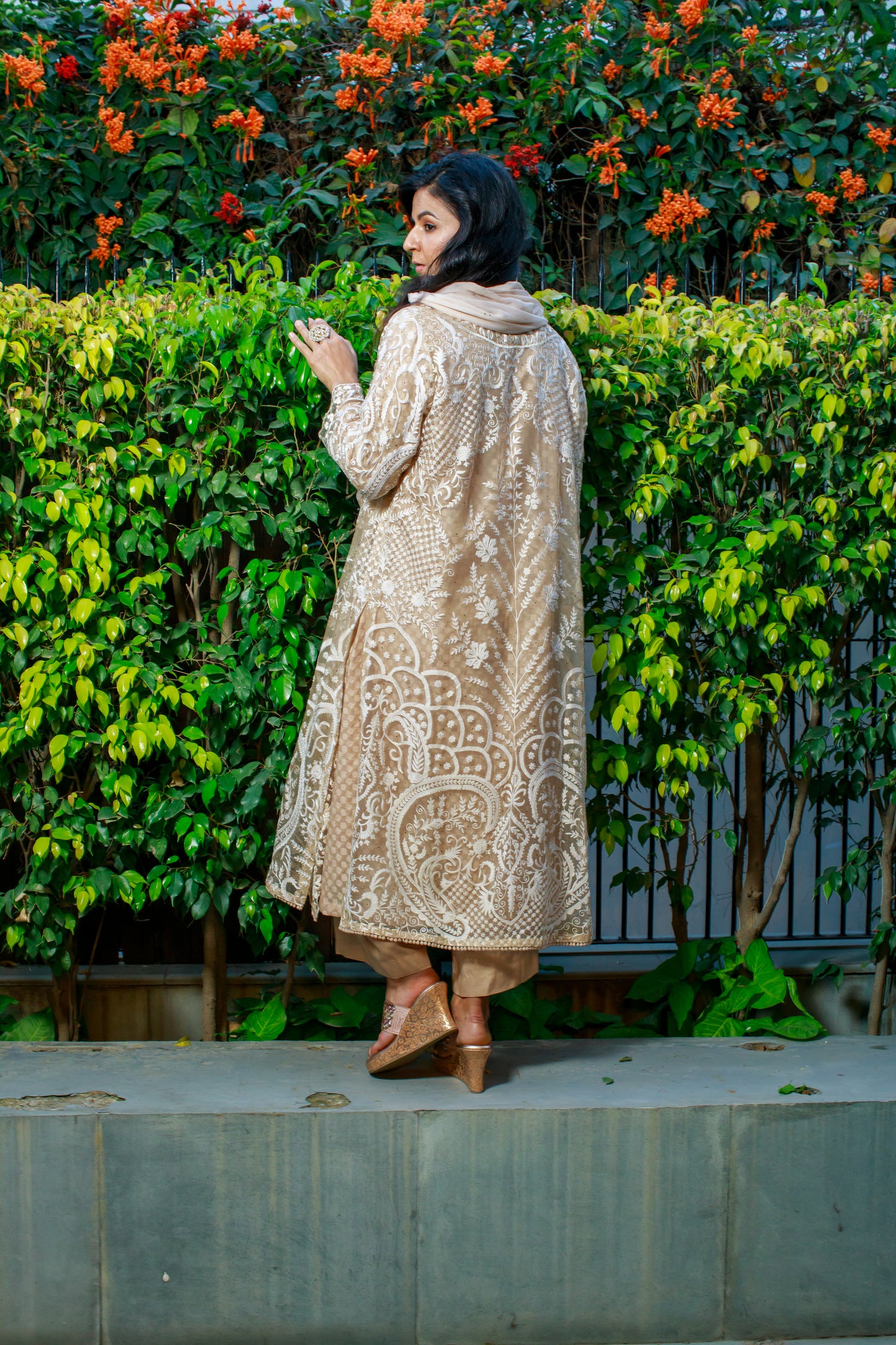 Heritage Beige Layered Suit