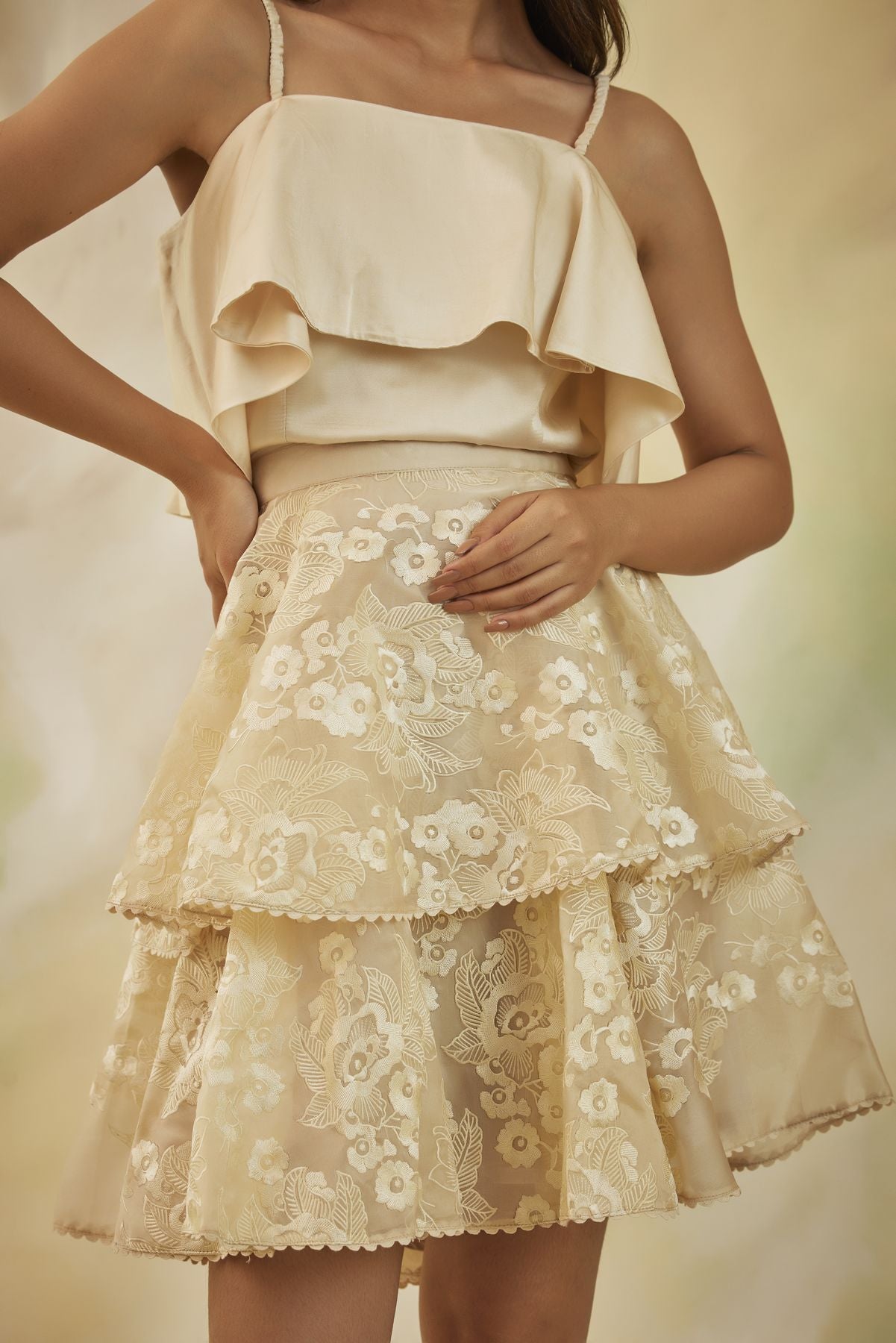 Blossom Embroidered Set
