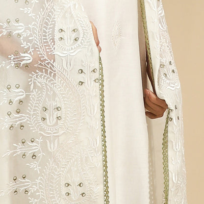 Ivory Grace Handcrafted Kurta Set