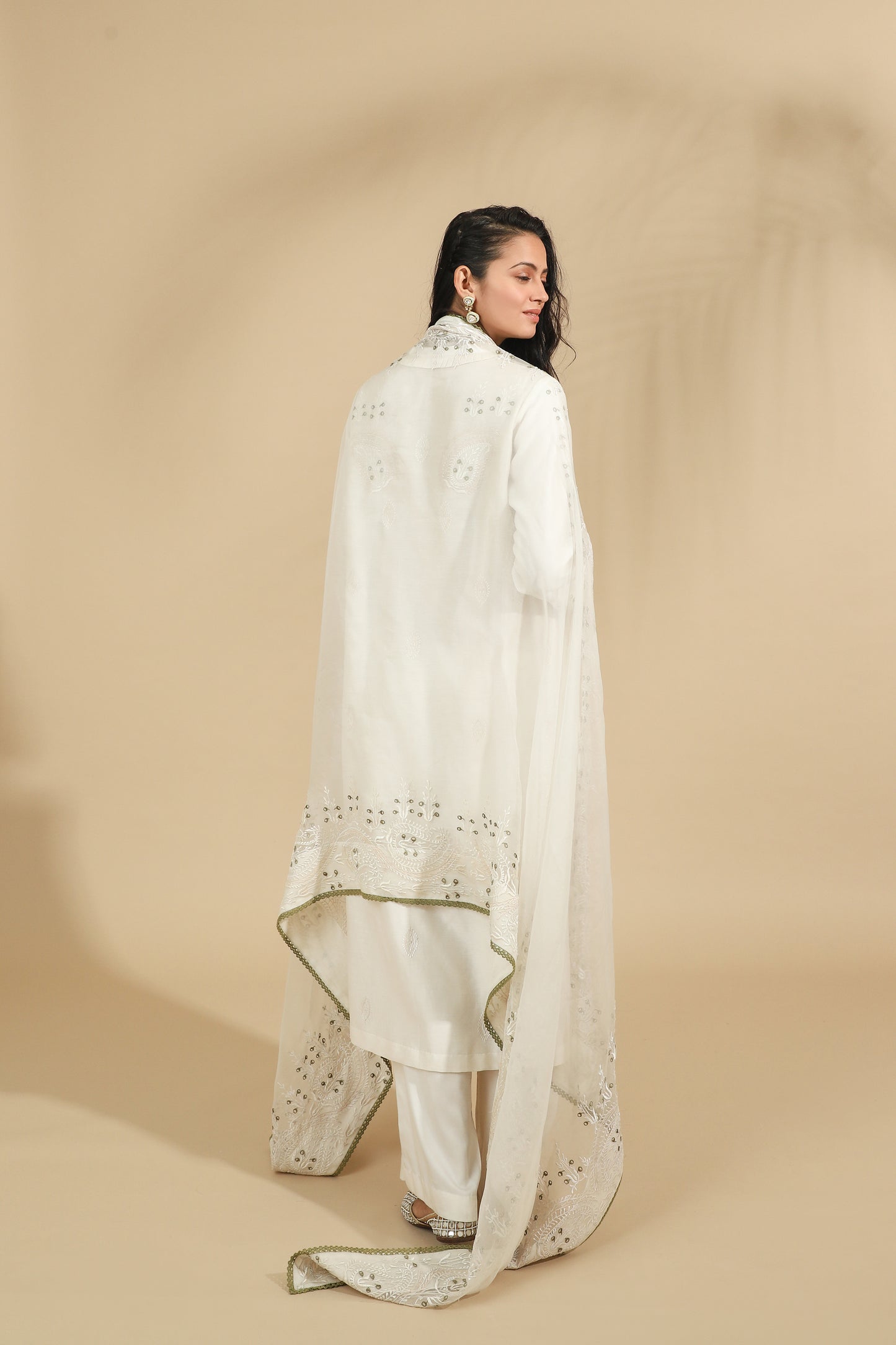 Ivory Grace Handcrafted Kurta Set